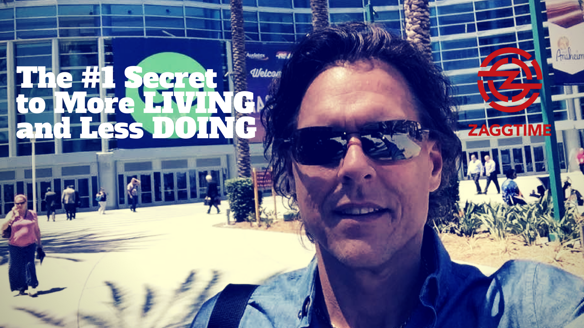 more living and less doing